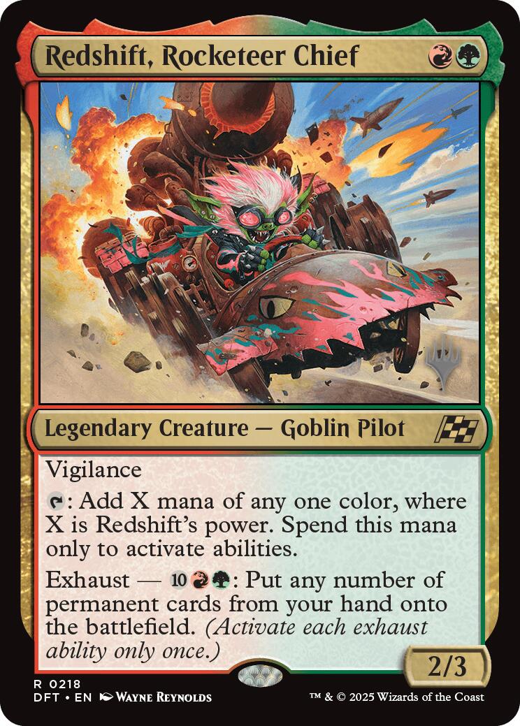 Redshift, Rocketeer Chief [Aetherdrift Promos] | Empire Gaming NC