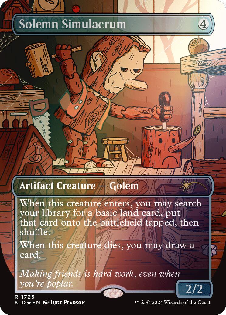 Solemn Simulacrum (1725) (Rainbow Foil) [Secret Lair Drop Series] | Empire Gaming NC
