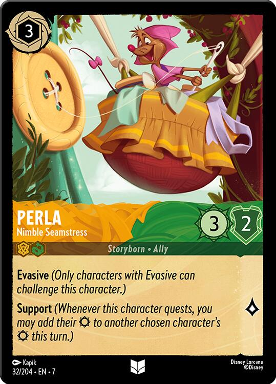 Perla - Nimble Seamstress (32/204) [Archazia's Island] | Empire Gaming NC