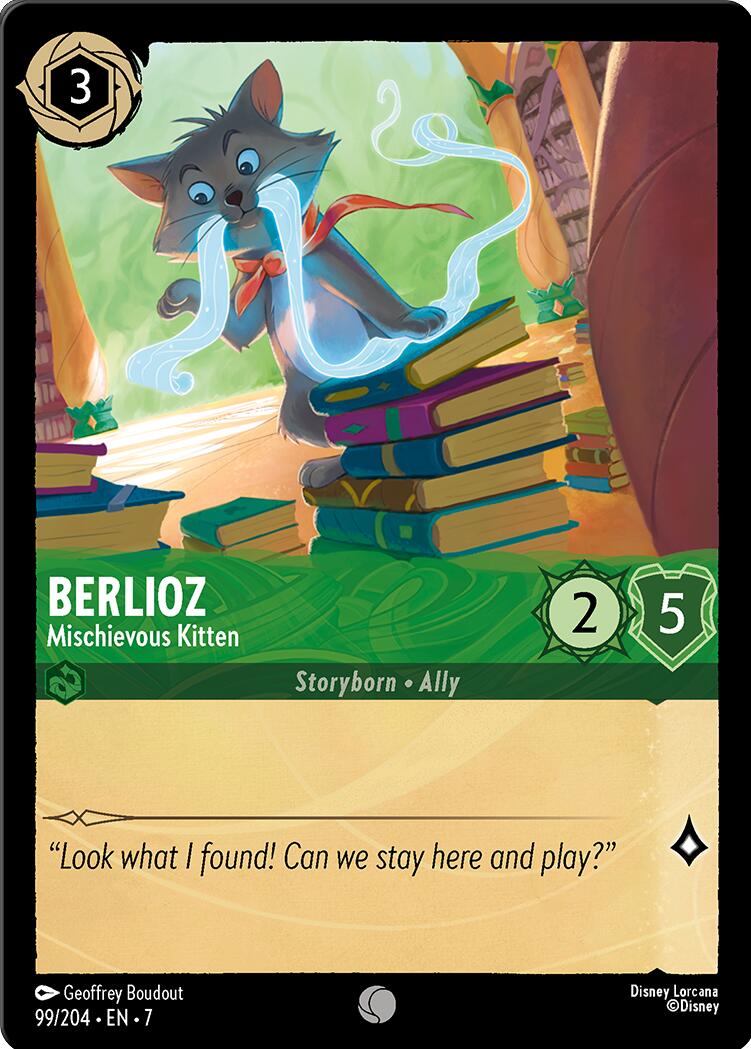Berlioz - Mischievous Kitten (99/204) [Archazia's Island] | Empire Gaming NC