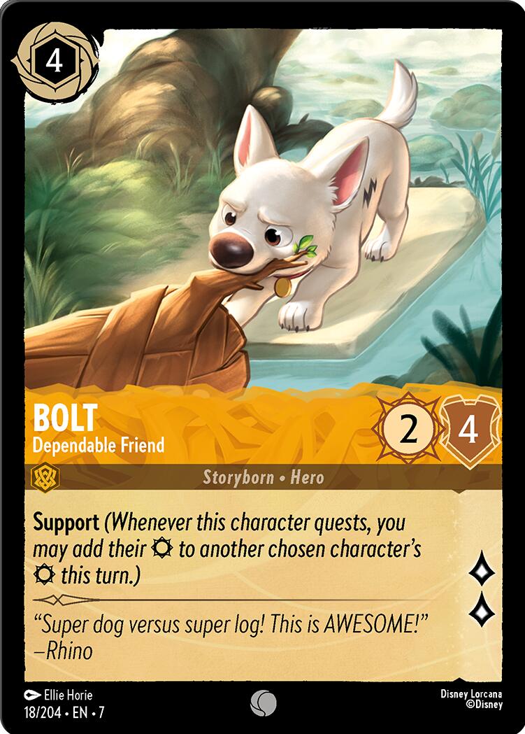 Bolt - Dependable Friend (18/204) [Archazia's Island] | Empire Gaming NC