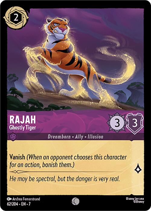 Rajah - Ghostly Tiger (62/204) [Archazia's Island] | Empire Gaming NC