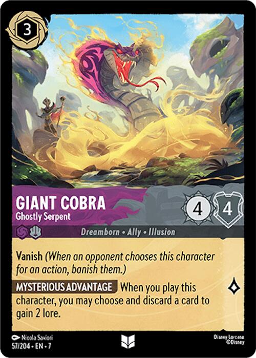Giant Cobra - Ghostly Serpent (57/204) [Archazia's Island] | Empire Gaming NC