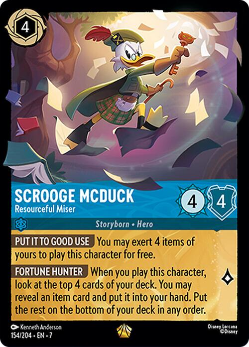 Scrooge McDuck - Resourceful Miser (154/204) [Archazia's Island] | Empire Gaming NC