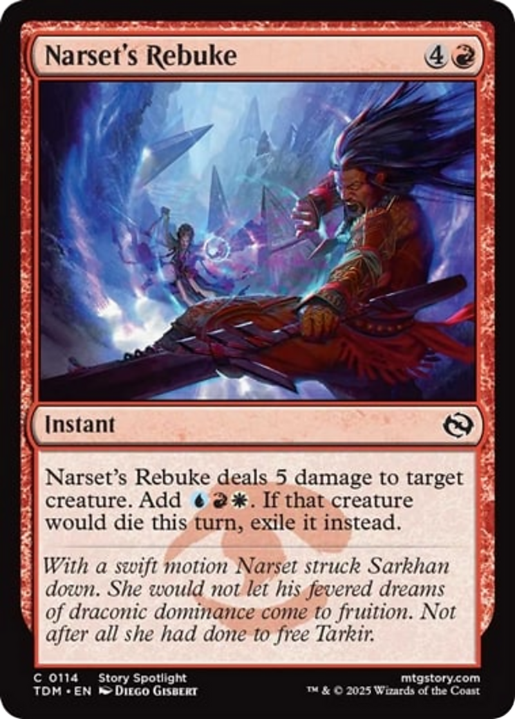 Narset's Rebuke [Tarkir: Dragonstorm] | Empire Gaming NC