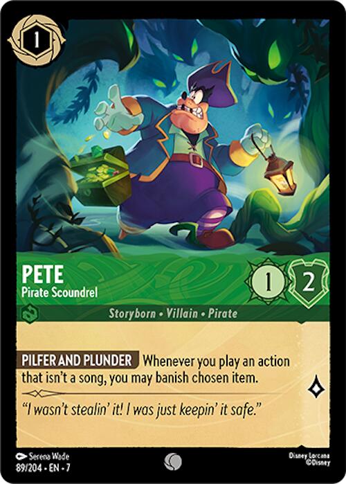Pete - Pirate Scoundrel (89/204) [Archazia's Island] | Empire Gaming NC