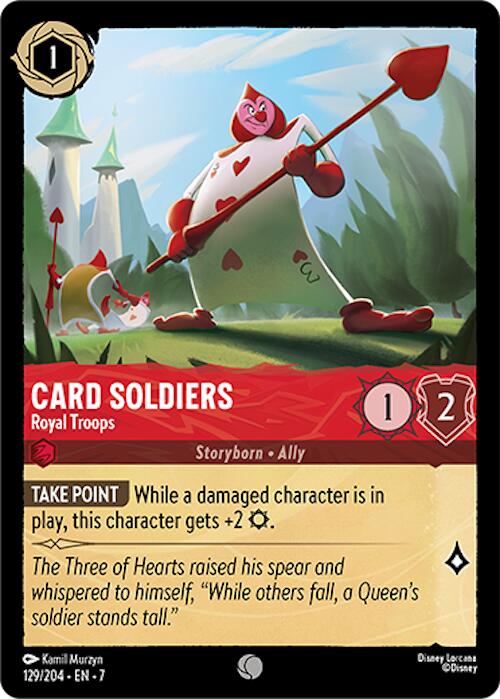 Card Soldiers - Royal Troops (129/204) [Archazia's Island] | Empire Gaming NC