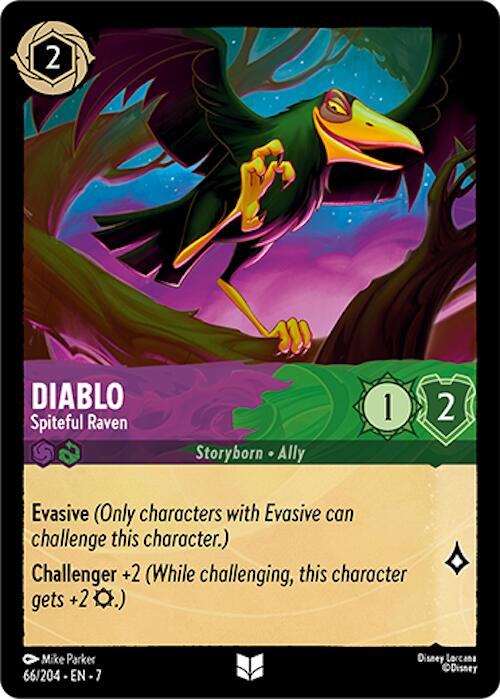 Diablo - Spiteful Raven (66/204) [Archazia's Island] | Empire Gaming NC