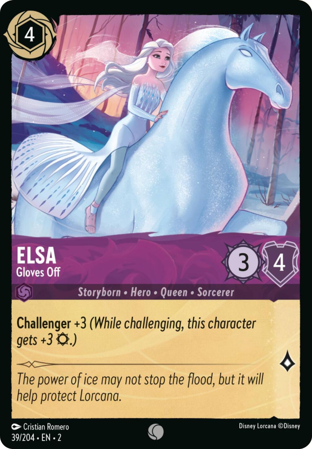 Elsa - Gloves Off (Errata Version) (39/204) [Rise of the Floodborn] | Empire Gaming NC