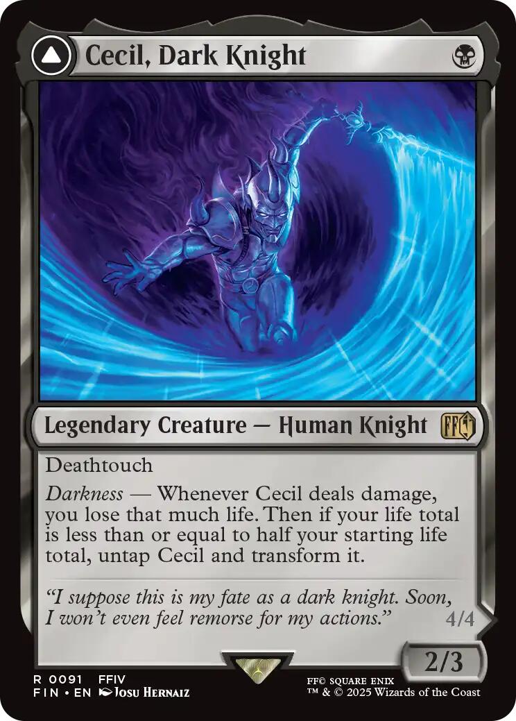 Cecil, Dark Knight // Cecil, Redeemed Paladin [FINAL FANTASY] | Empire Gaming NC