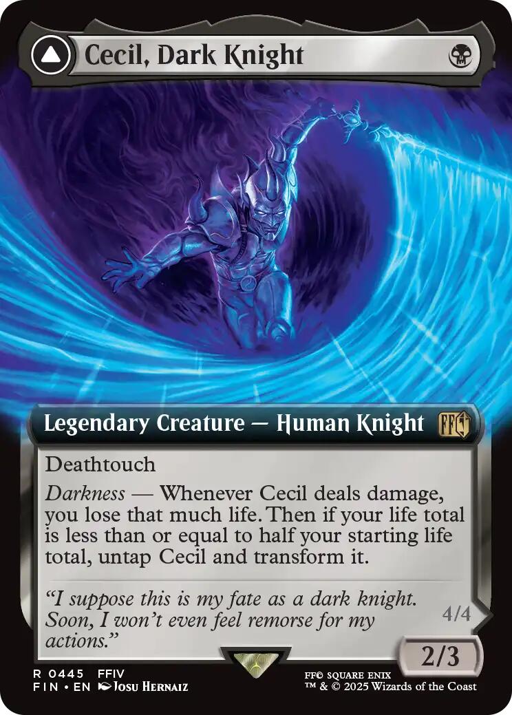Cecil, Dark Knight // Cecil, Redeemed Paladin (Extended Art) [FINAL FANTASY] | Empire Gaming NC