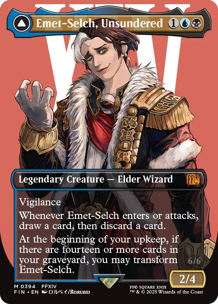 Emet-Selch, Unsundered // Hades, Sorcerer of Eld (Borderless) [FINAL FANTASY] | Empire Gaming NC