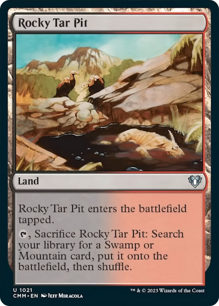 Rocky Tar Pit [Commander Masters] | Empire Gaming NC