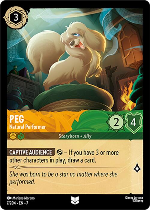 Peg - Natural Performer (7/204) [Archazia's Island] | Empire Gaming NC
