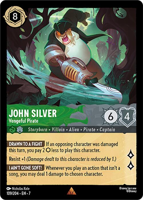 John Silver - Vengeful Pirate (109/204) [Archazia's Island] | Empire Gaming NC