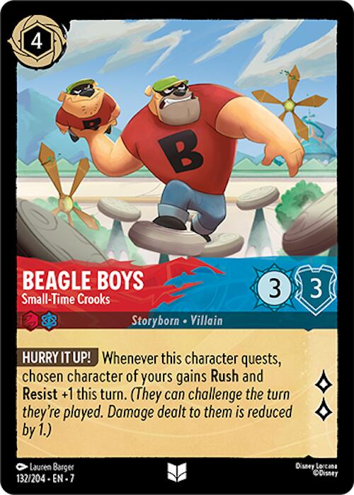Beagle Boys - Small-Time Crooks (132/204) [Archazia's Island] | Empire Gaming NC
