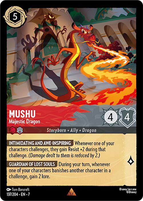 Mushu - Majestic Dragon (137/204) [Archazia's Island] | Empire Gaming NC