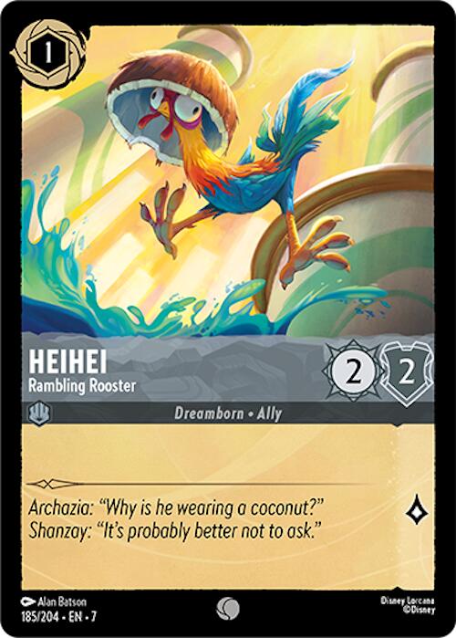 Heihei - Rambling Rooster (185/204) [Archazia's Island] | Empire Gaming NC