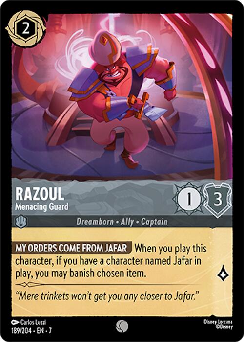 Razoul - Menacing Guard (189/204) [Archazia's Island] | Empire Gaming NC