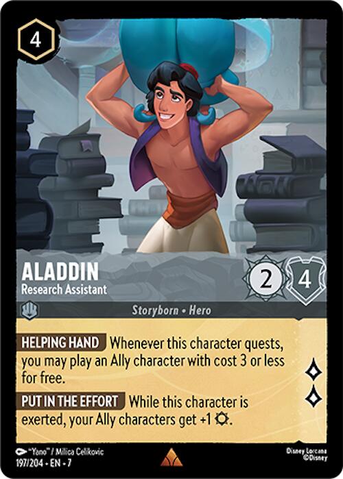 Aladdin - Research Assistant (197/204) [Archazia's Island] | Empire Gaming NC