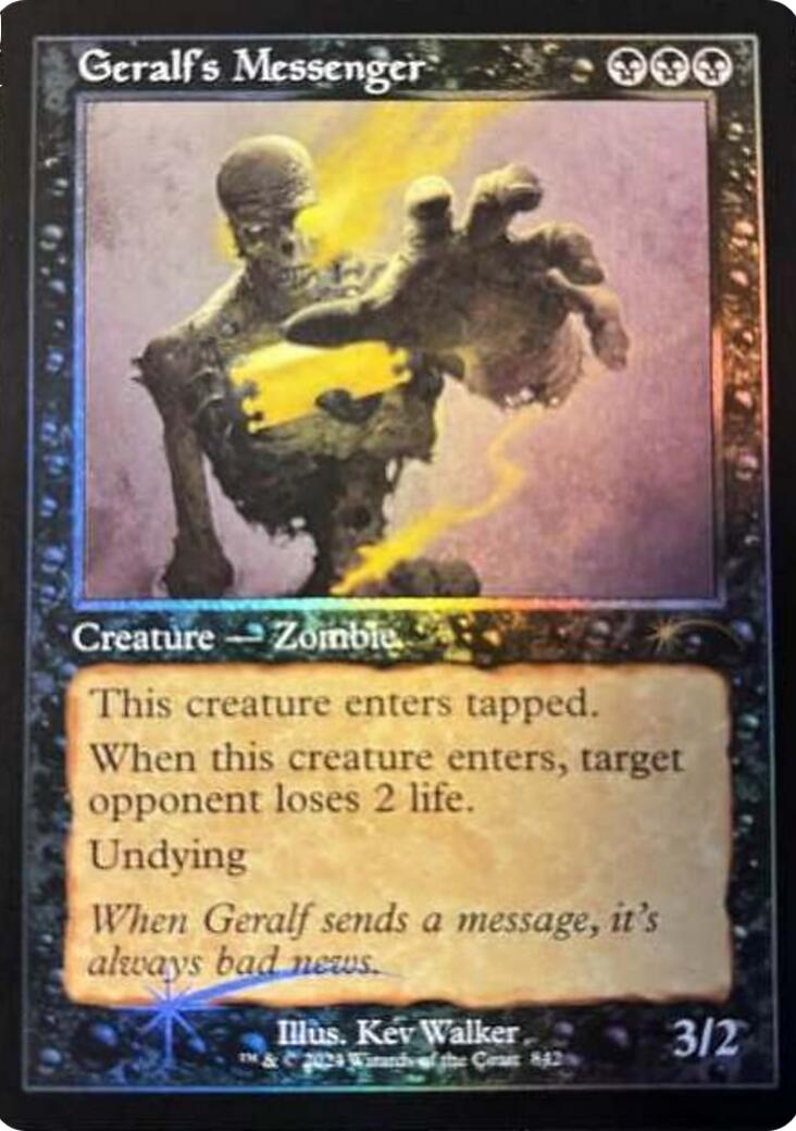 Geralf's Messenger (842) (Retro Frame) [Secret Lair Drop Series] | Empire Gaming NC