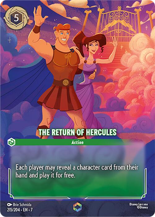 The Return of Hercules (Enchanted) (215/204) [Archazia's Island] | Empire Gaming NC