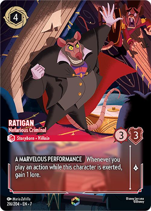 Ratigan - Nefarious Criminal (Enchanted) (216/204) [Archazia's Island] | Empire Gaming NC