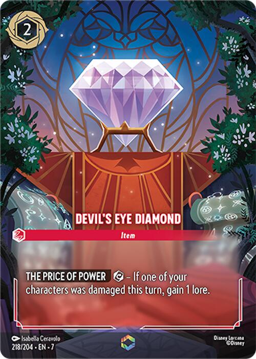 Devil's Eye Diamond (Enchanted) (218/204) [Archazia's Island] | Empire Gaming NC