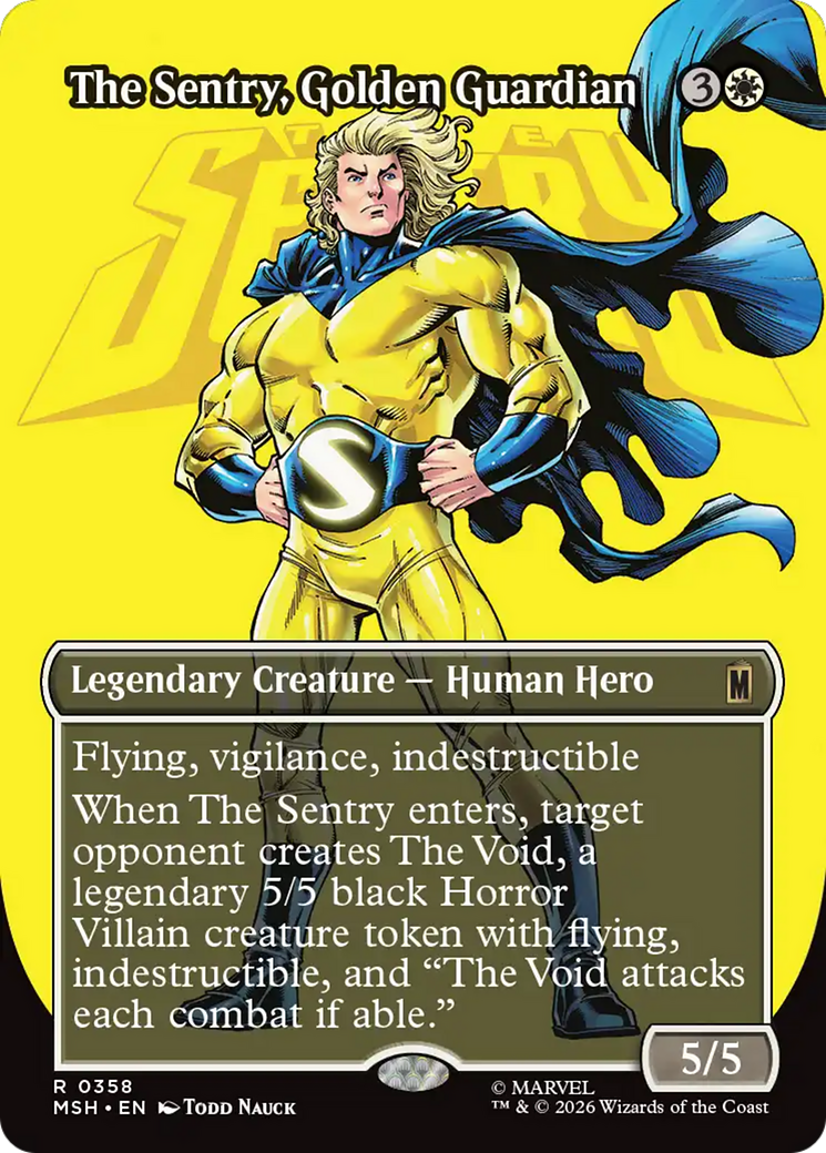 The Sentry, Golden Guardian (Borderless) [Marvel Super Heroes] | Empire Gaming NC