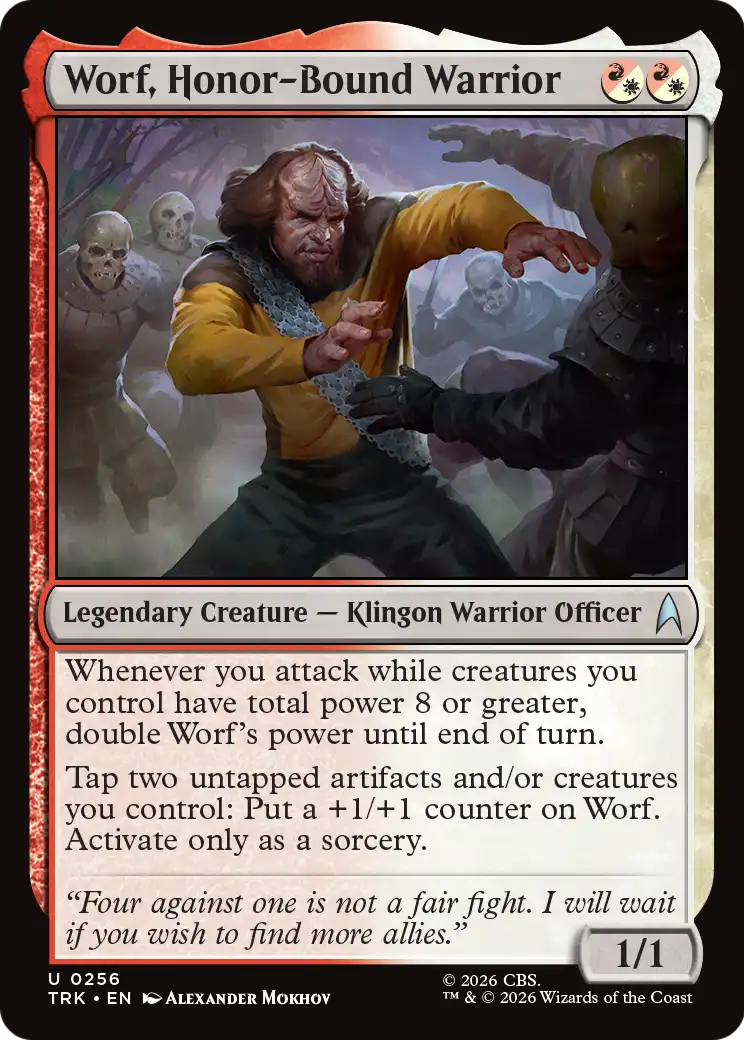 Worf, Honor-Bound Warrior [Star Trek] | Empire Gaming NC
