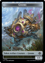 Gnome // Gnome Soldier Double-Sided Token [The Lost Caverns of Ixalan Tokens] | Empire Gaming NC