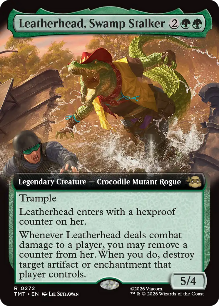 Leatherhead, Swamp Stalker (Extended Art) [Teenage Mutant Ninja Turtles] | Empire Gaming NC