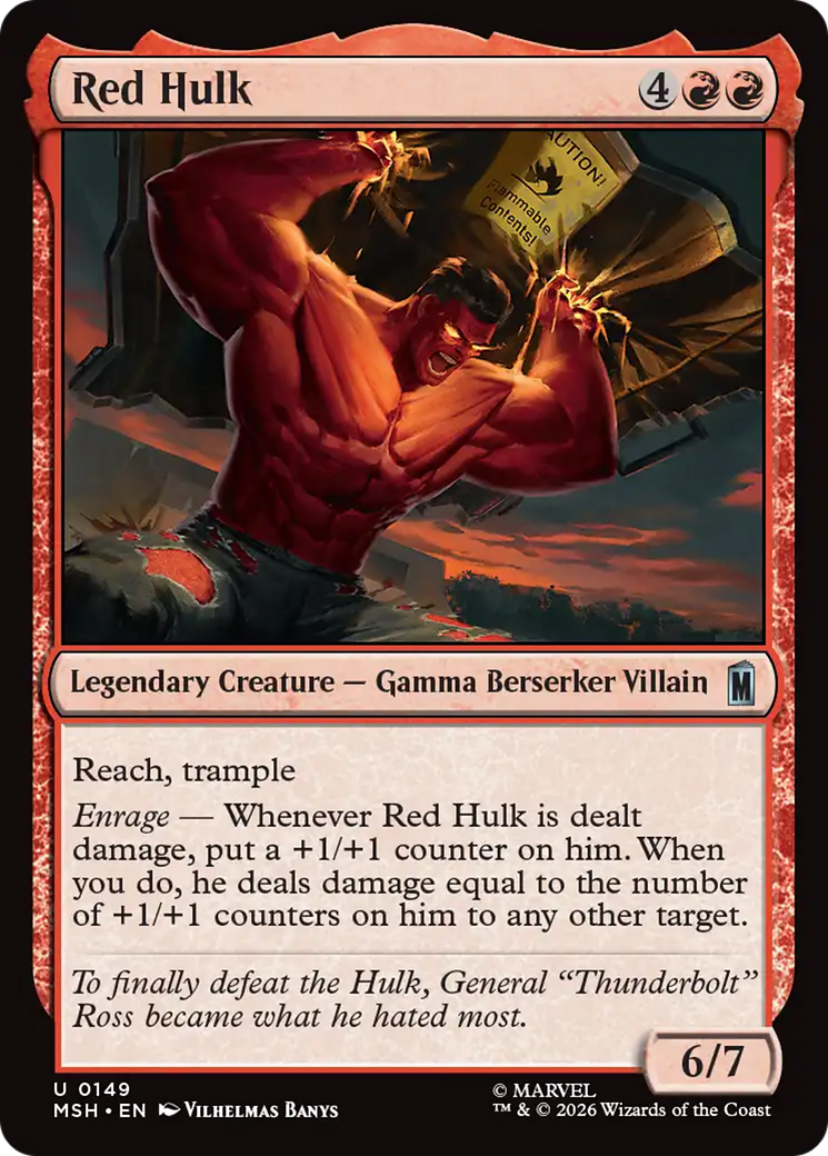 Red Hulk [Marvel Super Heroes] | Empire Gaming NC