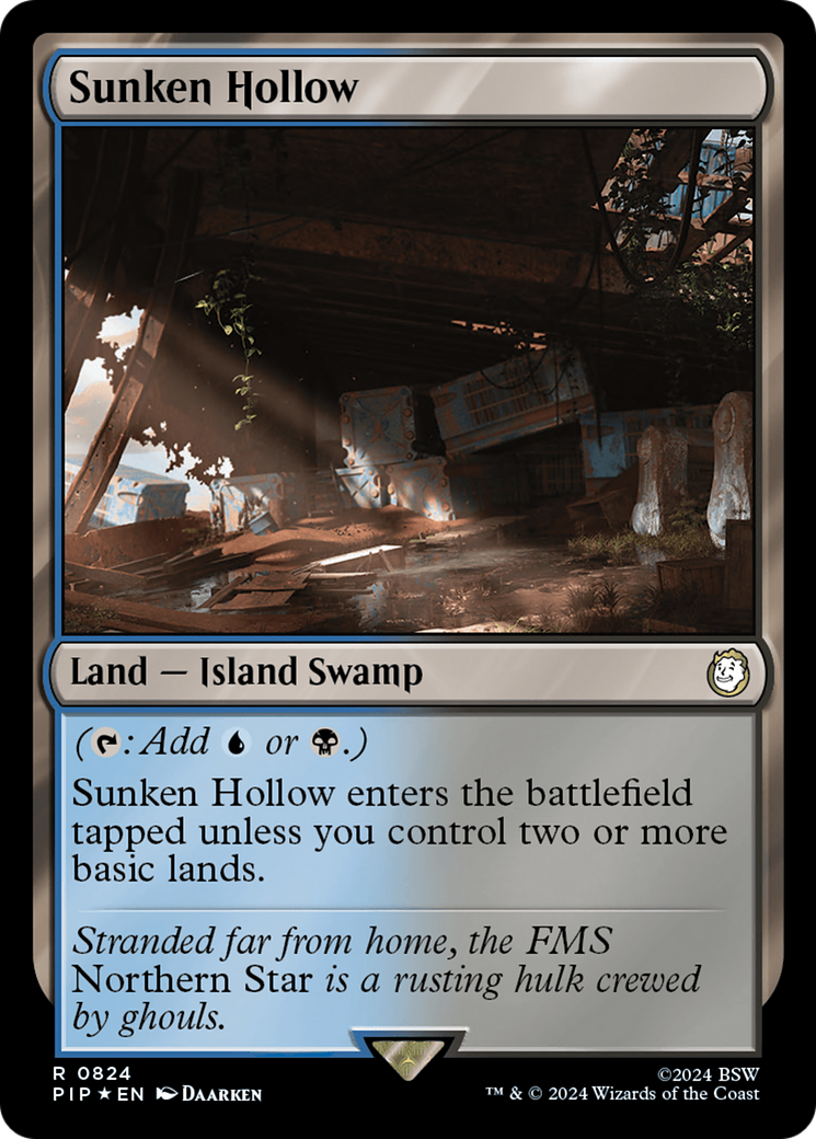 Sunken Hollow (Surge Foil) [Fallout] | Empire Gaming NC