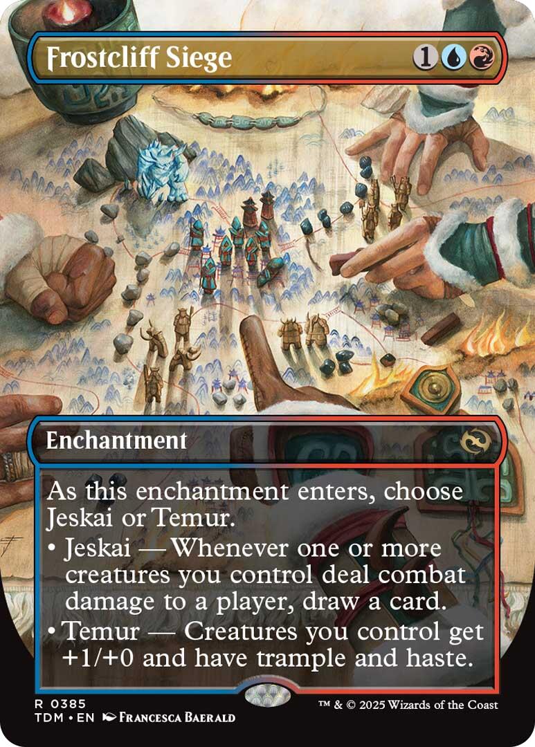 Frostcliff Siege (Borderless) [Tarkir: Dragonstorm] | Empire Gaming NC