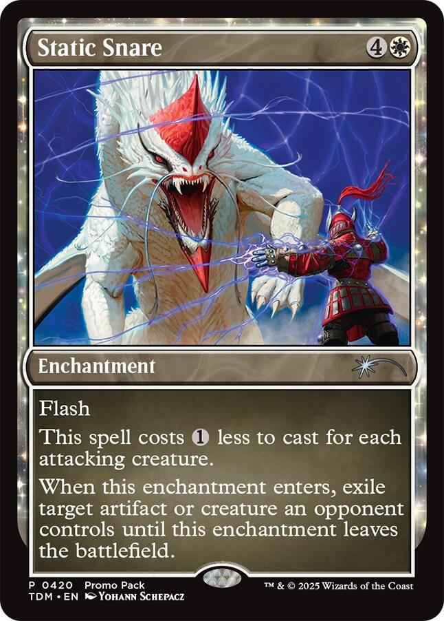 Static Snare [Tarkir: Dragonstorm Promos] | Empire Gaming NC