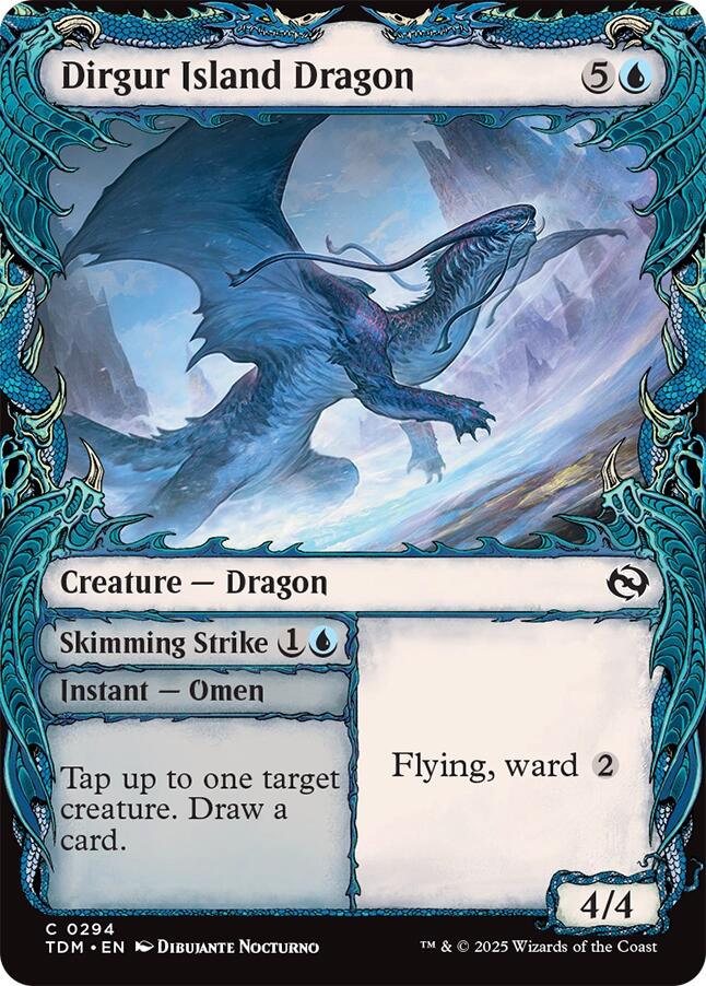 Dirgur Island Dragon (Showcase) [Tarkir: Dragonstorm] | Empire Gaming NC