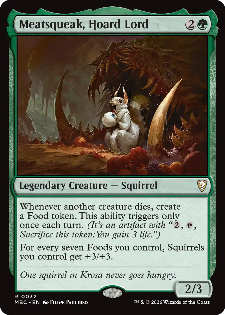 Meatsqueak, Hoard Lord [Mystery Booster: Commander Edition] | Empire Gaming NC