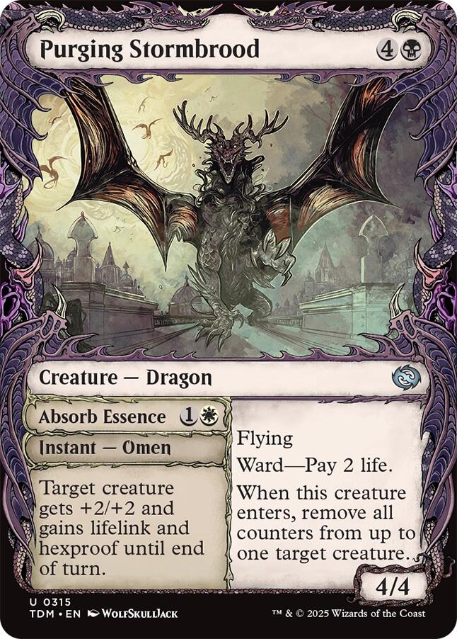 Purging Stormbrood (Showcase) [Tarkir: Dragonstorm] | Empire Gaming NC