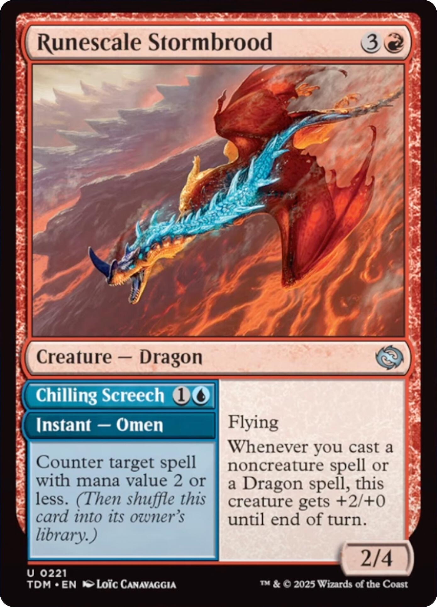 Runescale Stormbrood [Tarkir: Dragonstorm] | Empire Gaming NC