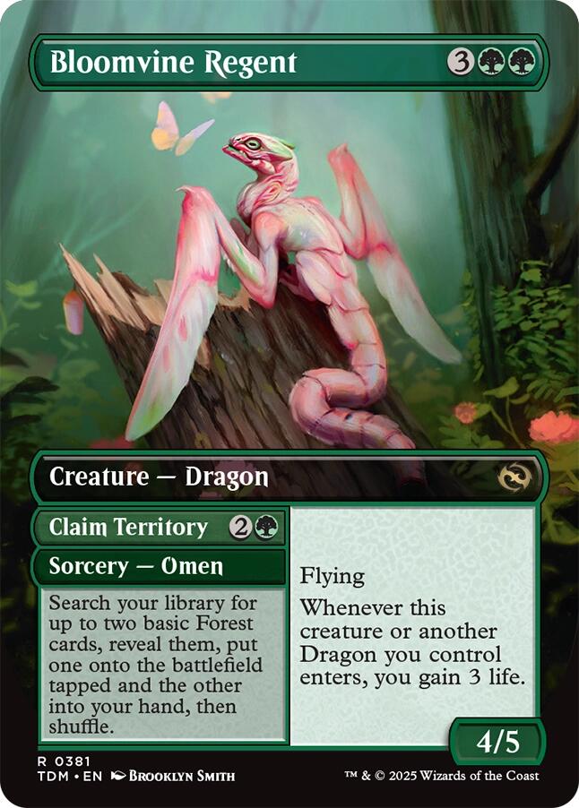 Bloomvine Regent (Borderless) [Tarkir: Dragonstorm] | Empire Gaming NC