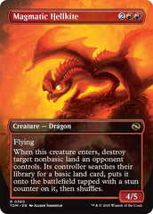 Magmatic Hellkite (Borderless) [Tarkir: Dragonstorm] | Empire Gaming NC
