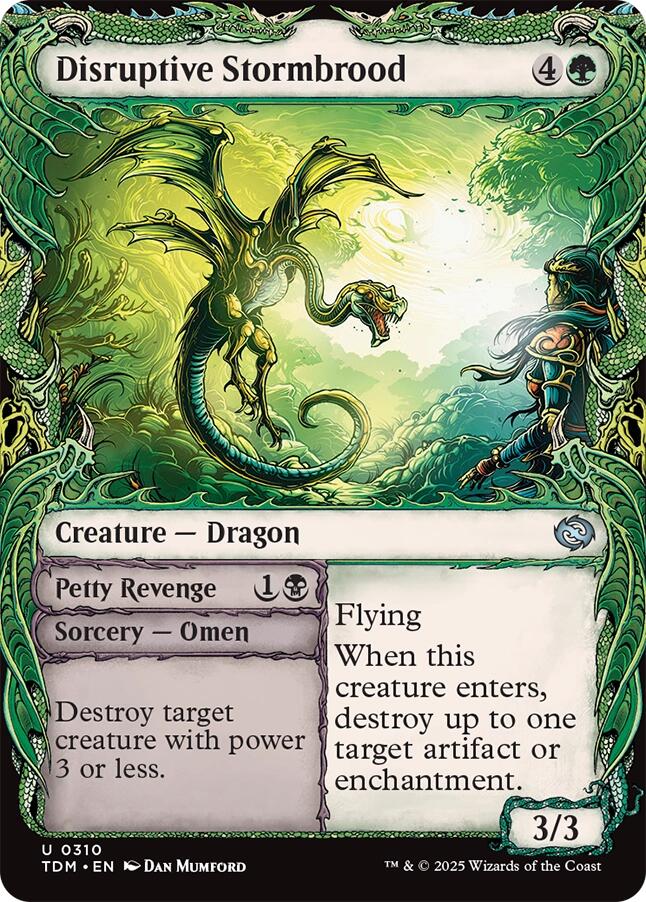 Disruptive Stormbrood (Showcase) [Tarkir: Dragonstorm] | Empire Gaming NC