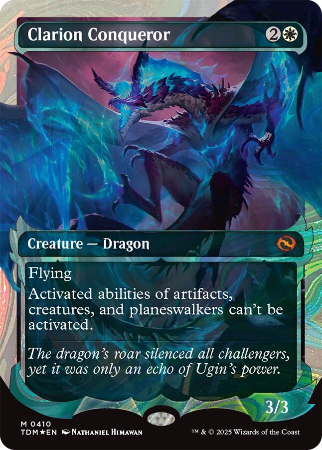 Clarion Conqueror (Showcase) (Halo Foil) [Tarkir: Dragonstorm] | Empire Gaming NC