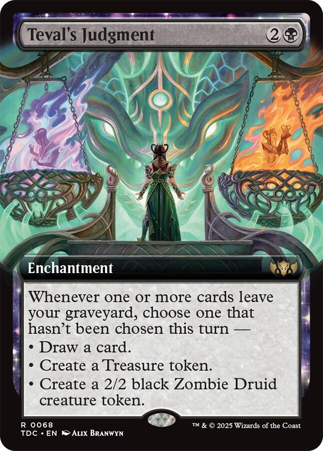 Teval's Judgment (Extended Art) [Tarkir: Dragonstorm Commander] | Empire Gaming NC