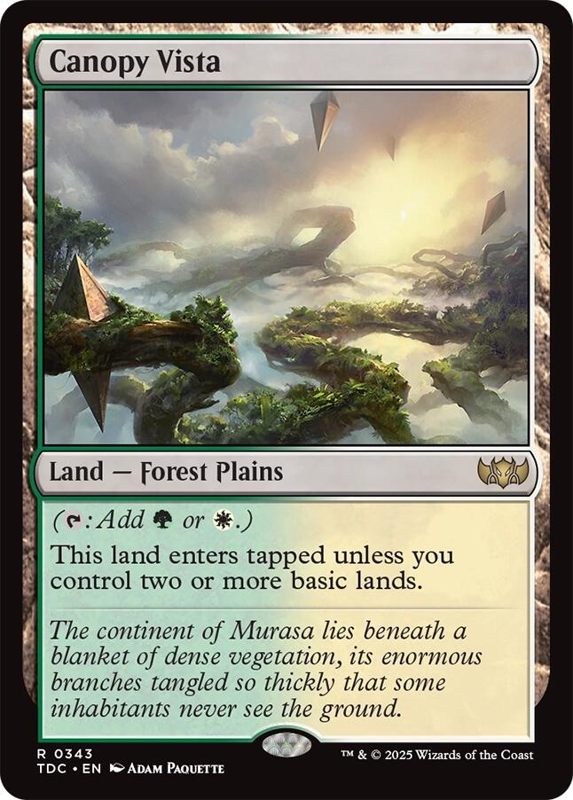 Canopy Vista [Tarkir: Dragonstorm Commander] | Empire Gaming NC