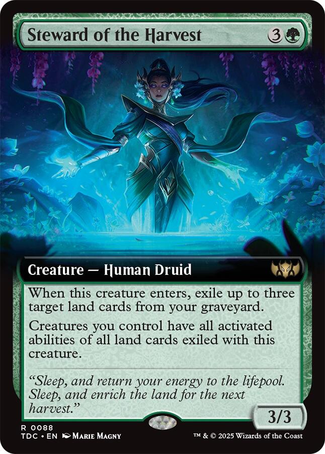 Steward of the Harvest (Extended Art) [Tarkir: Dragonstorm Commander] | Empire Gaming NC