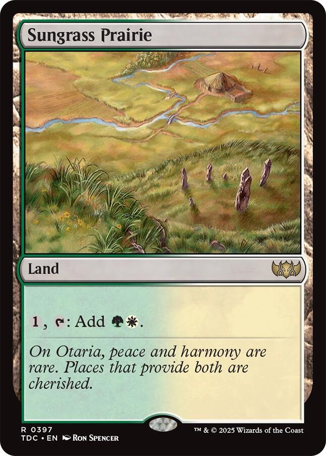 Sungrass Prairie [Tarkir: Dragonstorm Commander] | Empire Gaming NC