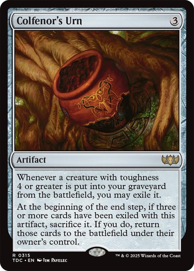 Colfenor's Urn [Tarkir: Dragonstorm Commander] | Empire Gaming NC