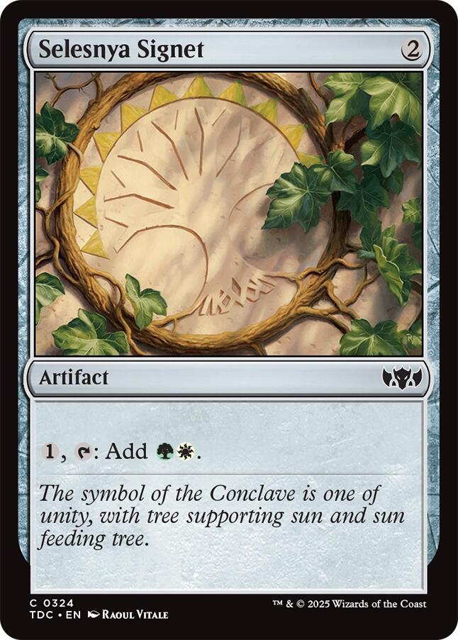 Selesnya Signet [Tarkir: Dragonstorm Commander] | Empire Gaming NC